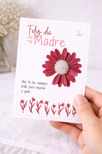 Tarjeta con flor