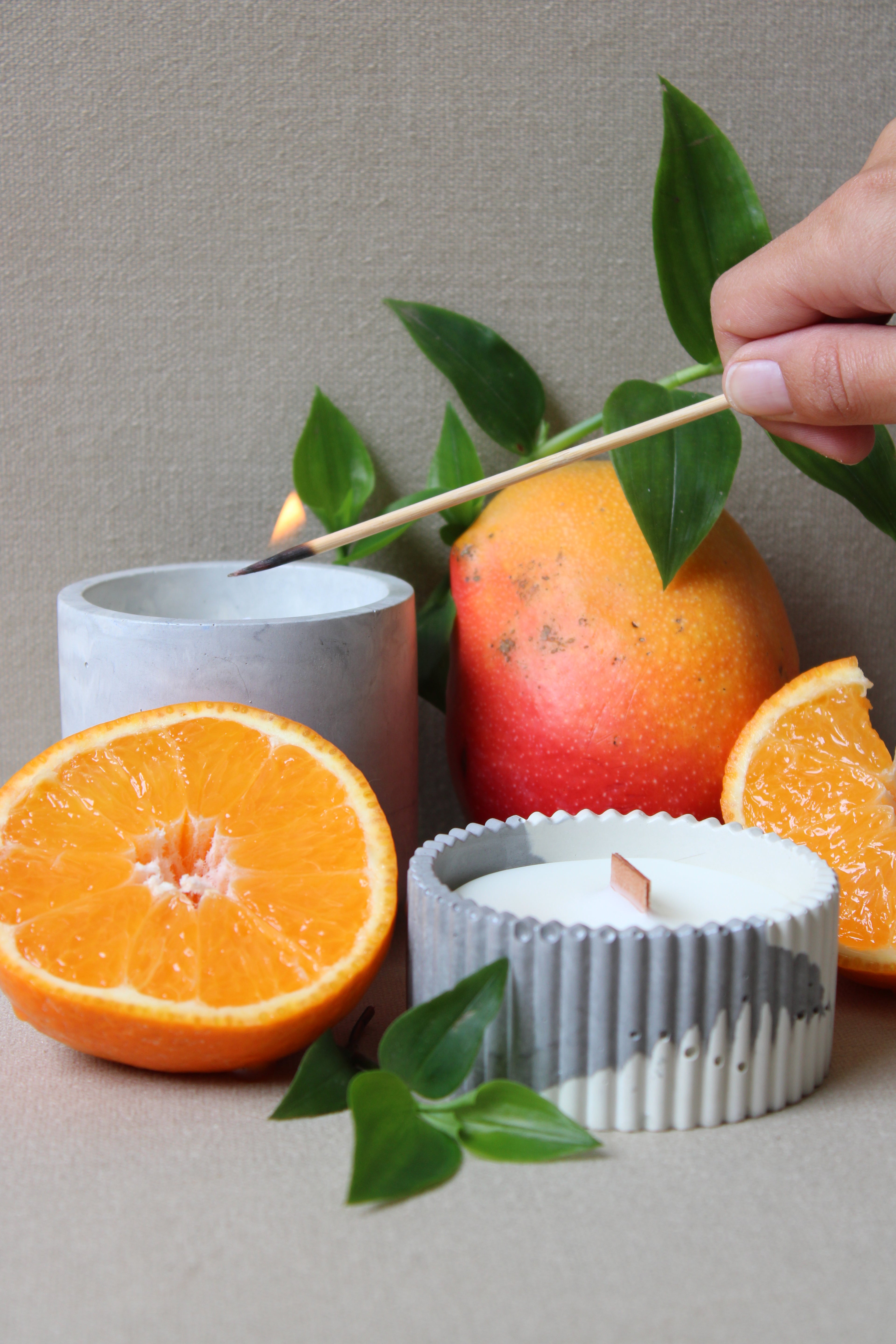 Vela envase alta - Lisa