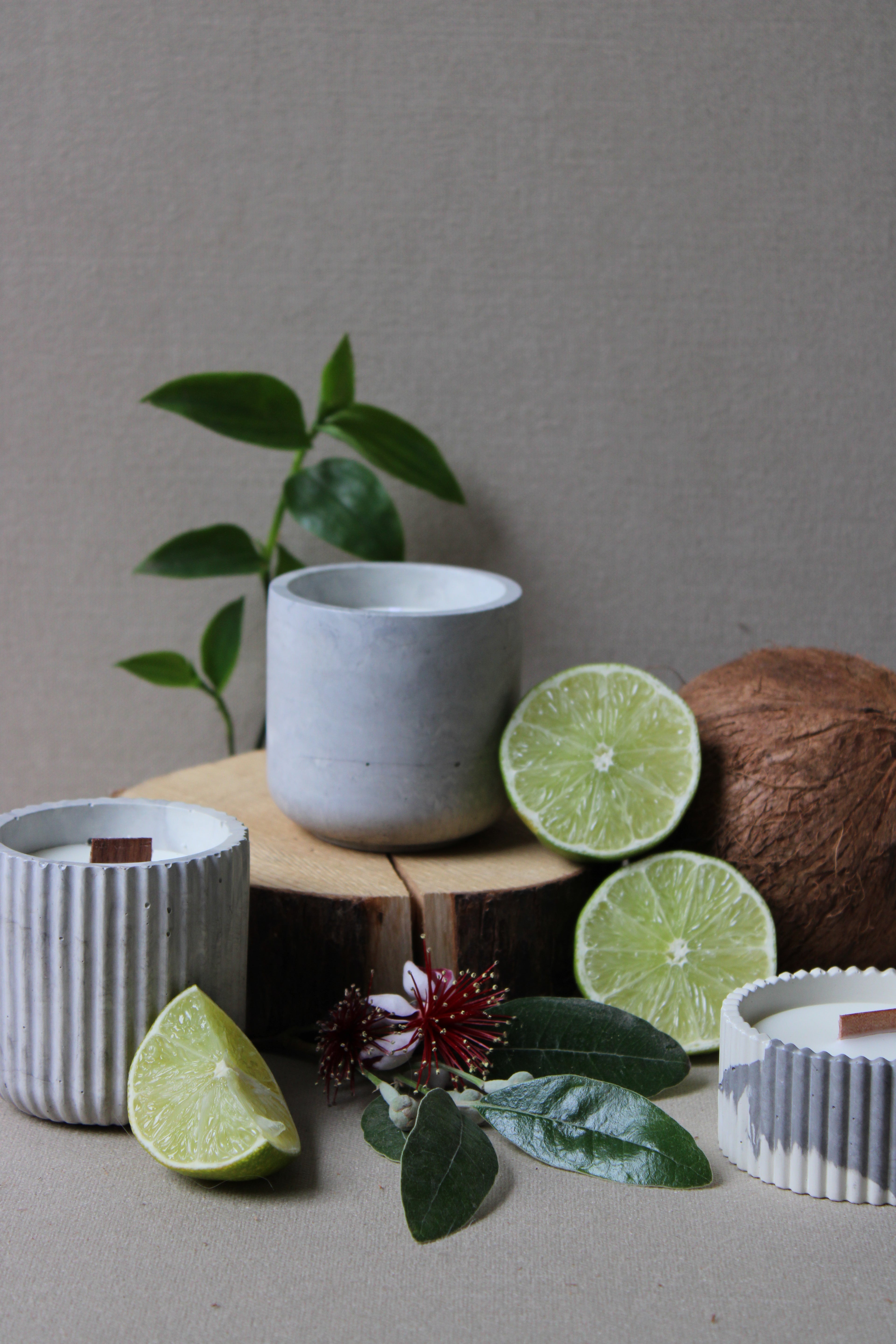 Vela envase alta - Lisa