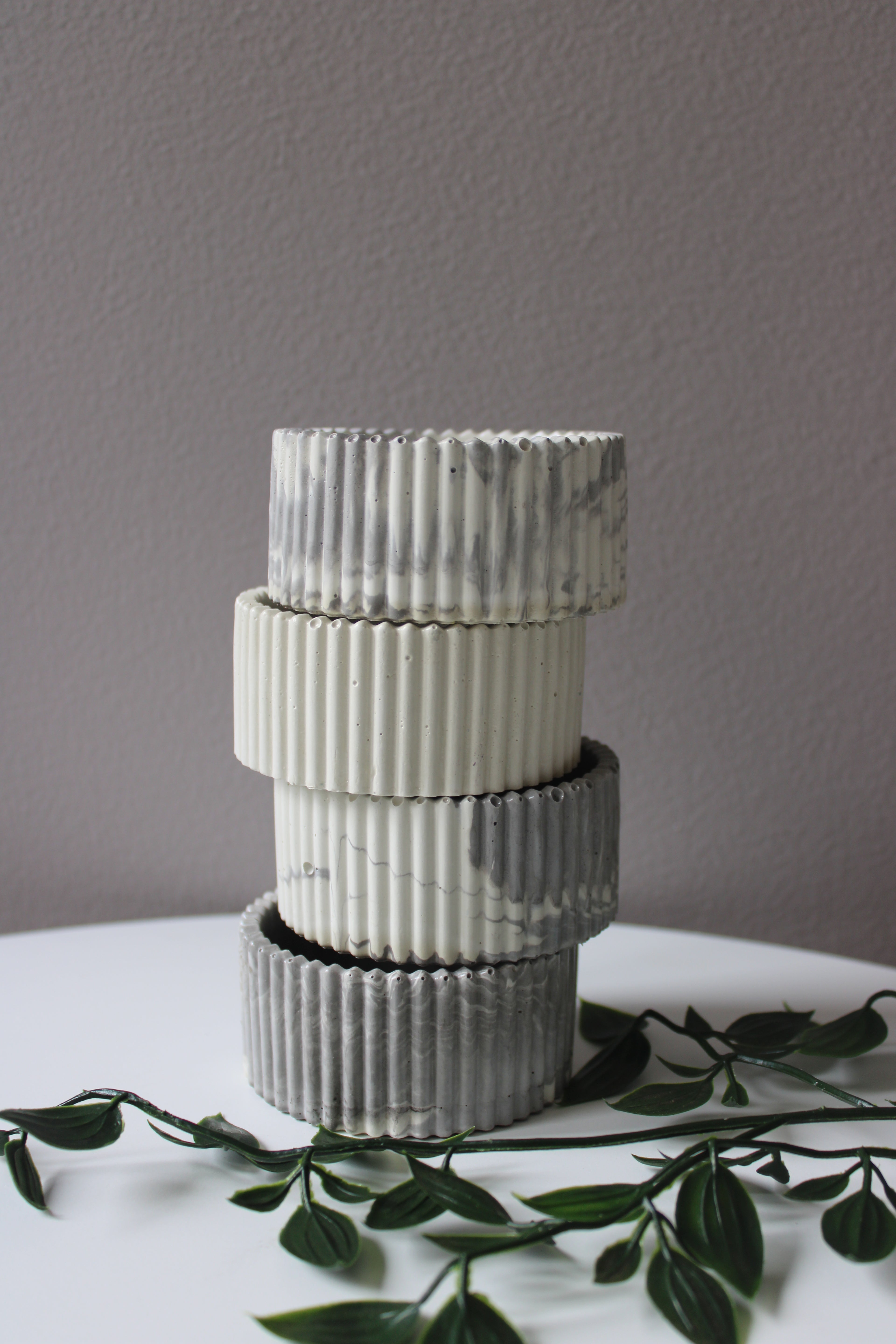 Vela envase mini - corrugada